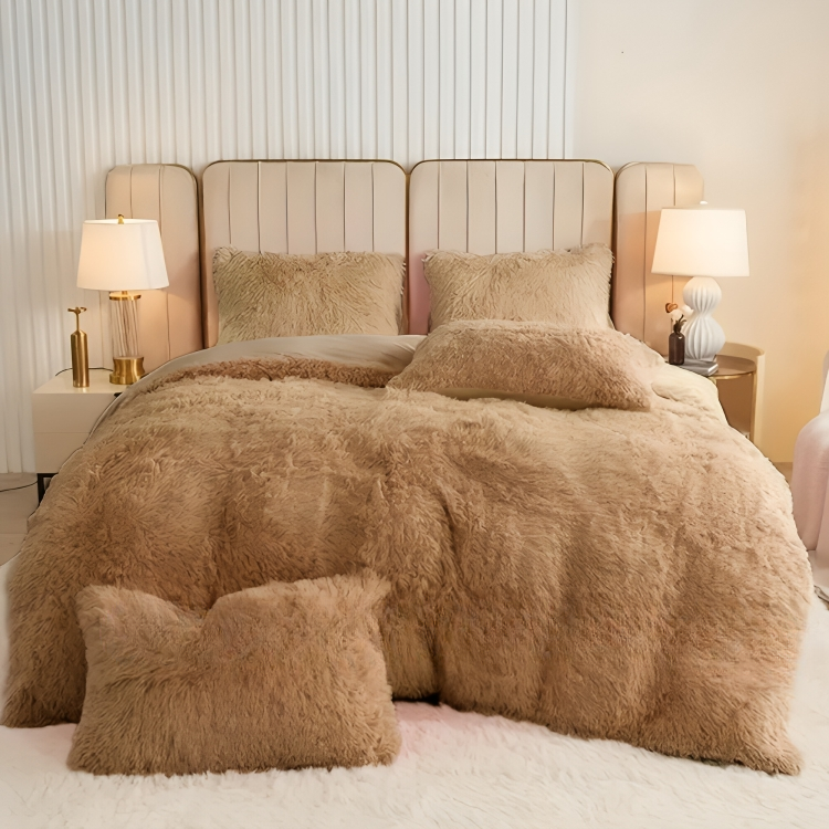 Luxe Velvet Duvet Cover Set - Soft Comfort