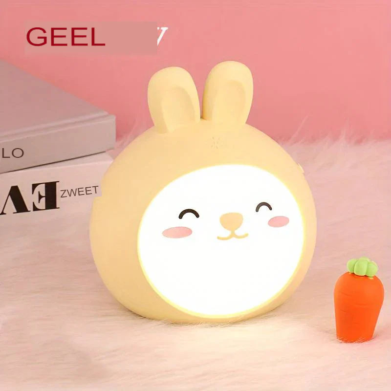 CuddlePaw Night Light - Cute Cordless Kids Lamp