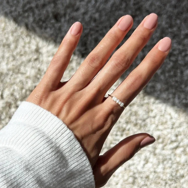 Sophie - Gold Pearl Ring for Women
