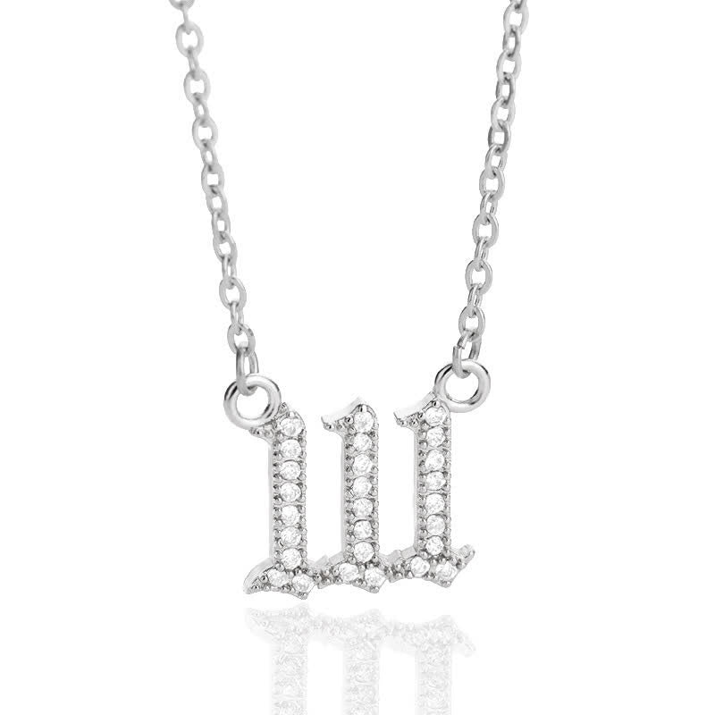 Zirconia - Angel Numbers Necklace for Women