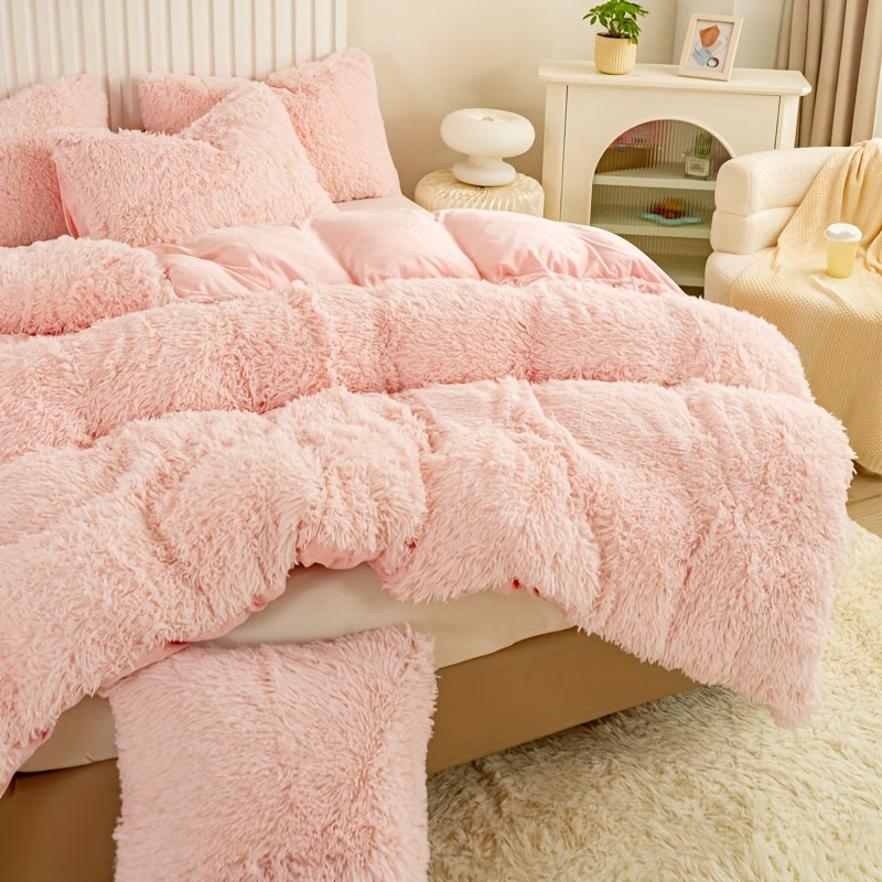 Ultra-Soft Plush Duvet Cover Set - Zipped