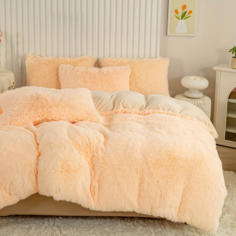 Ultra-Soft Plush Duvet Cover Set - Zipped