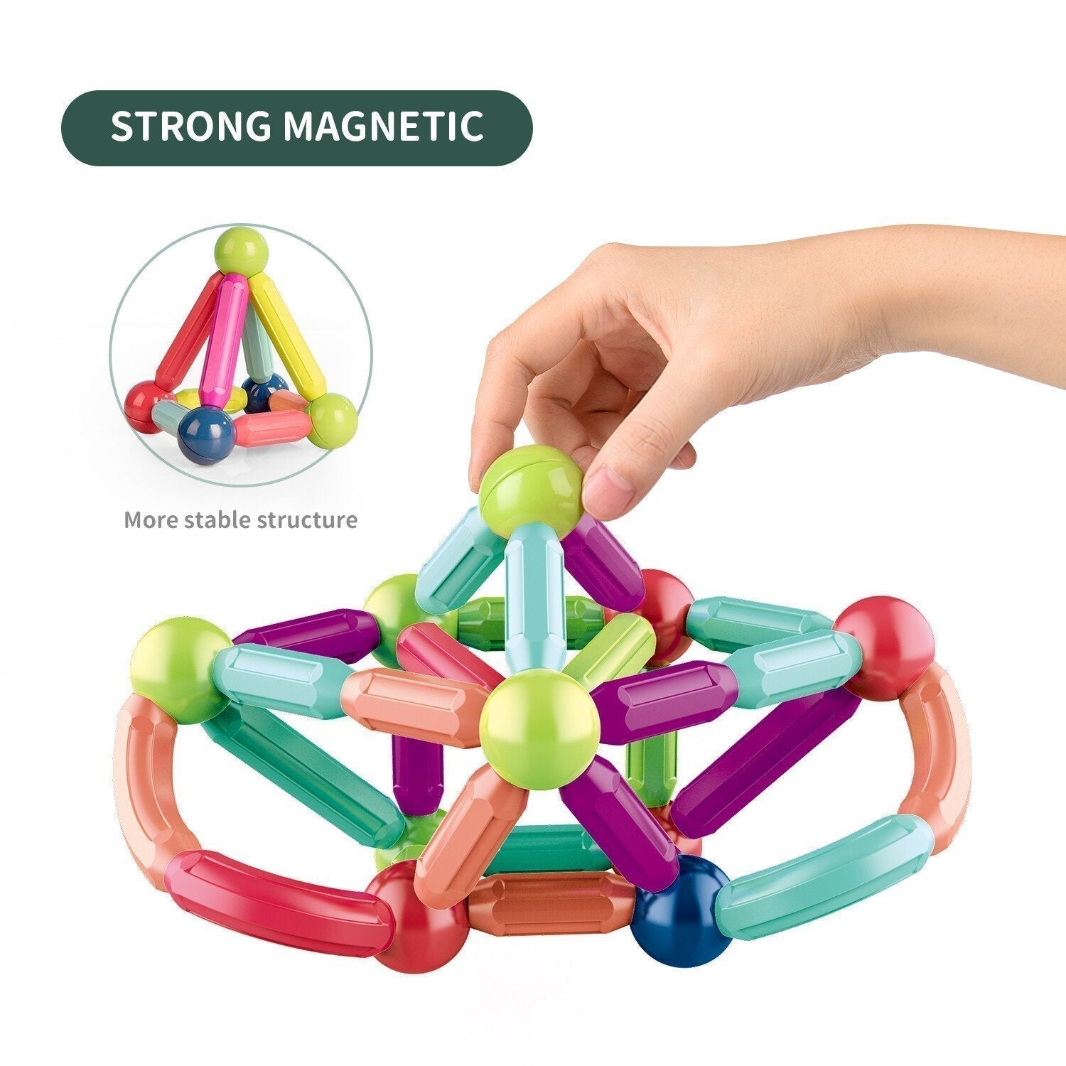 MagicBlocks - Magnetic Building Set with Storage Box