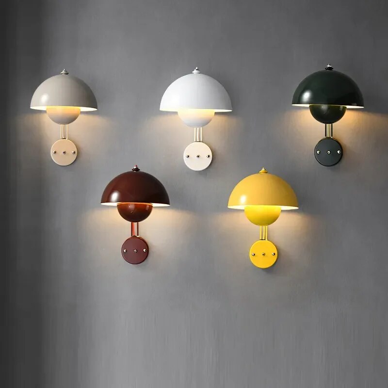 ShroomLite Wall Lamp - Cute Mushroom LED Sconce