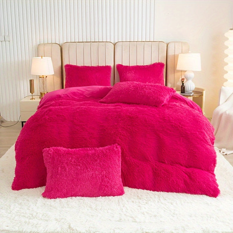 Ultra-Soft Plush Duvet Cover Set - Zipped