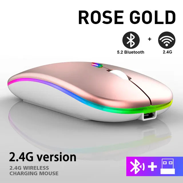 LuxeClick - Wireless Rechargeable Bluetooth Mouse