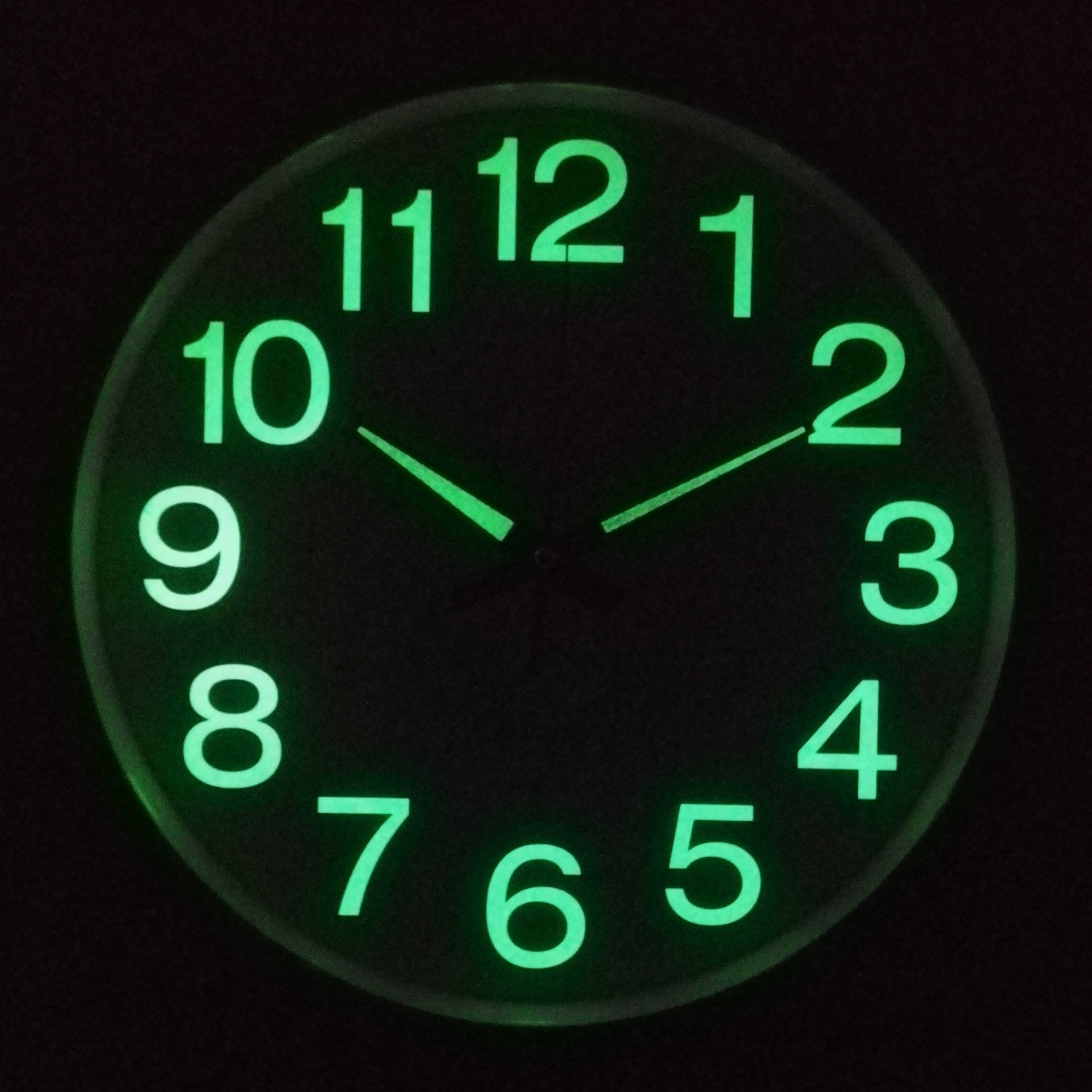 Silent Classroom Clock 30cm - Glow-in-Dark Clock