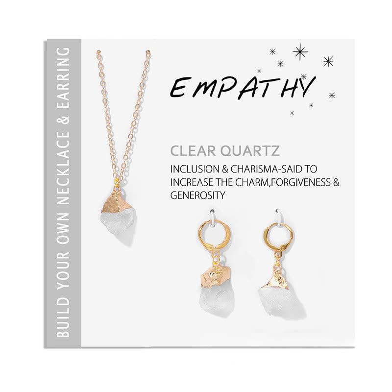 Elara - Crystal Necklace & Earrings Set for Women