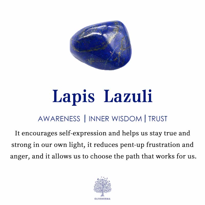 Lina Polished Crystal Necklace with Natural Gemstones