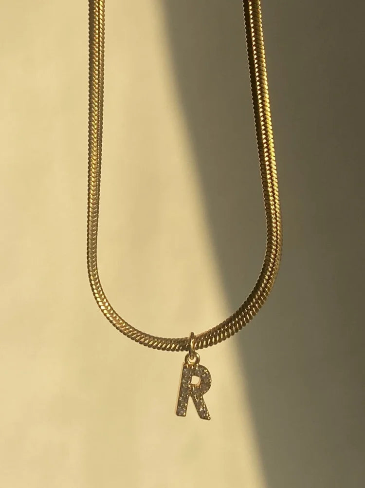 Ella - Gold Initial Necklace for Women