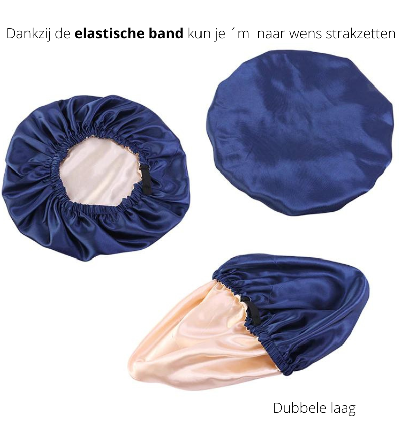 SatinGlow Luxury Satin Hair Bonnet