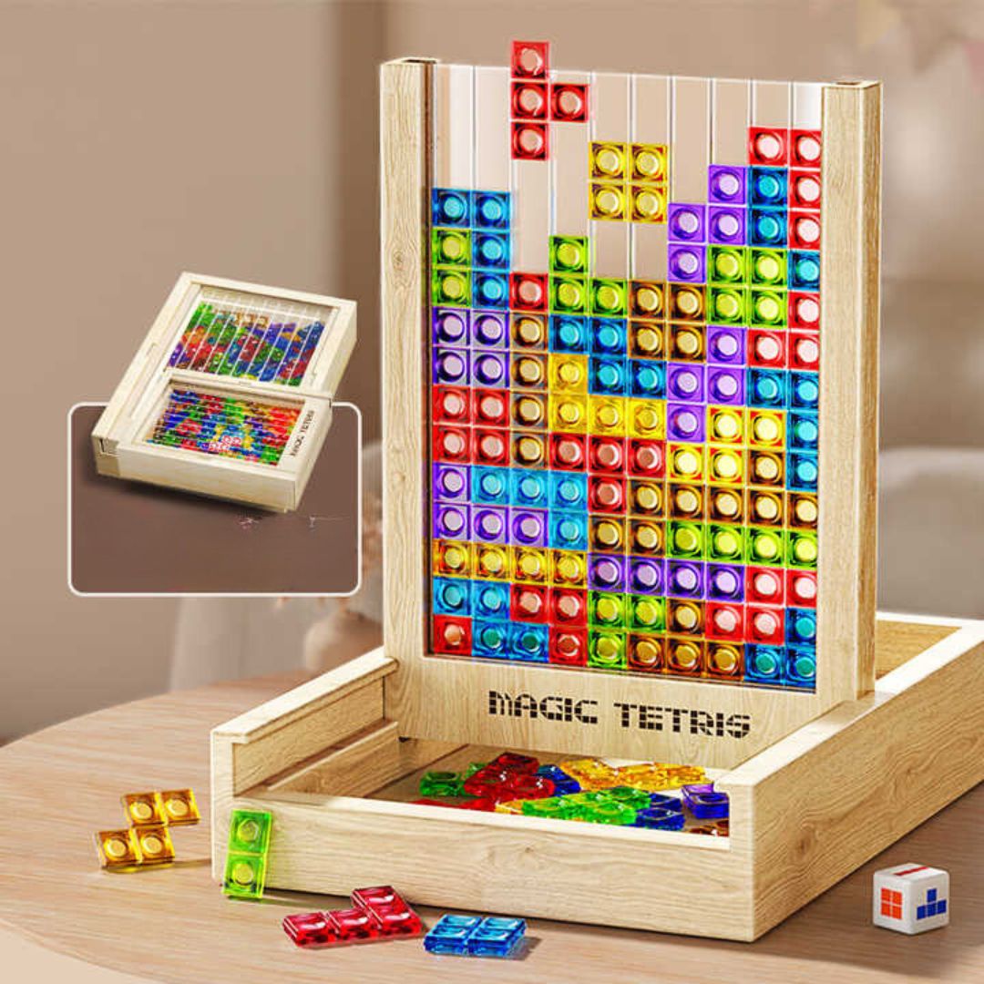 TetrisWood Game - Sustainable Family Fun