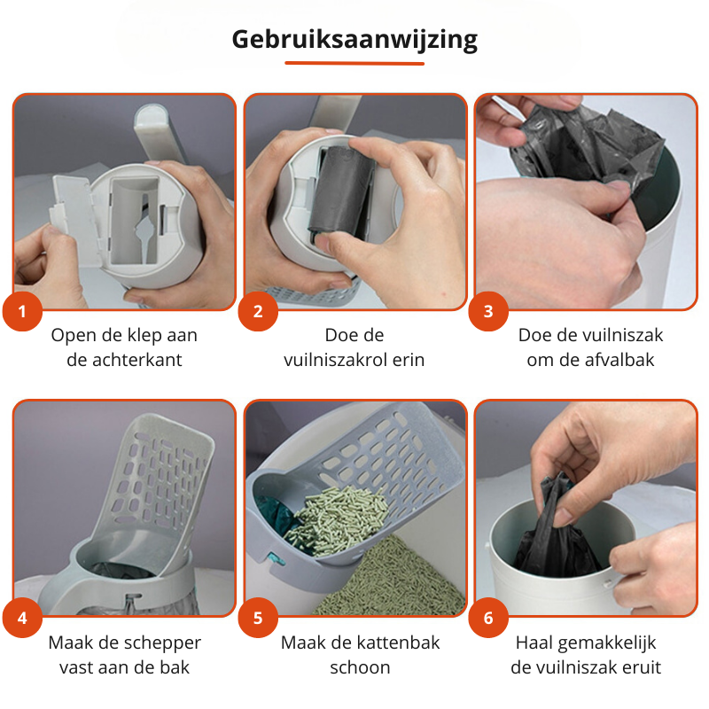 EasyScoop - Hygienic Cat Litter Scoop