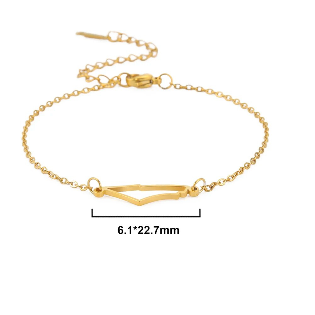 Aurora - Gold Hoop Bracelet