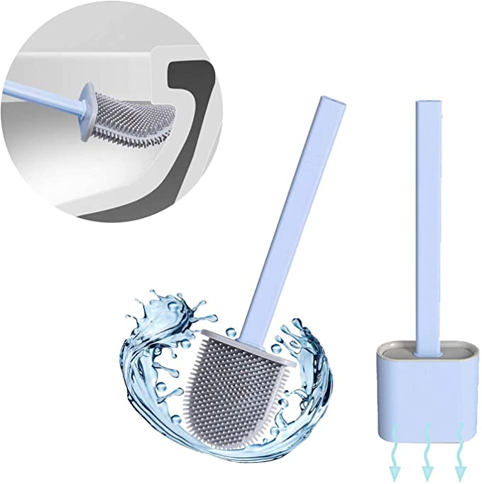 ChoreBuddy - Durable Silicone Toilet Brush Set
