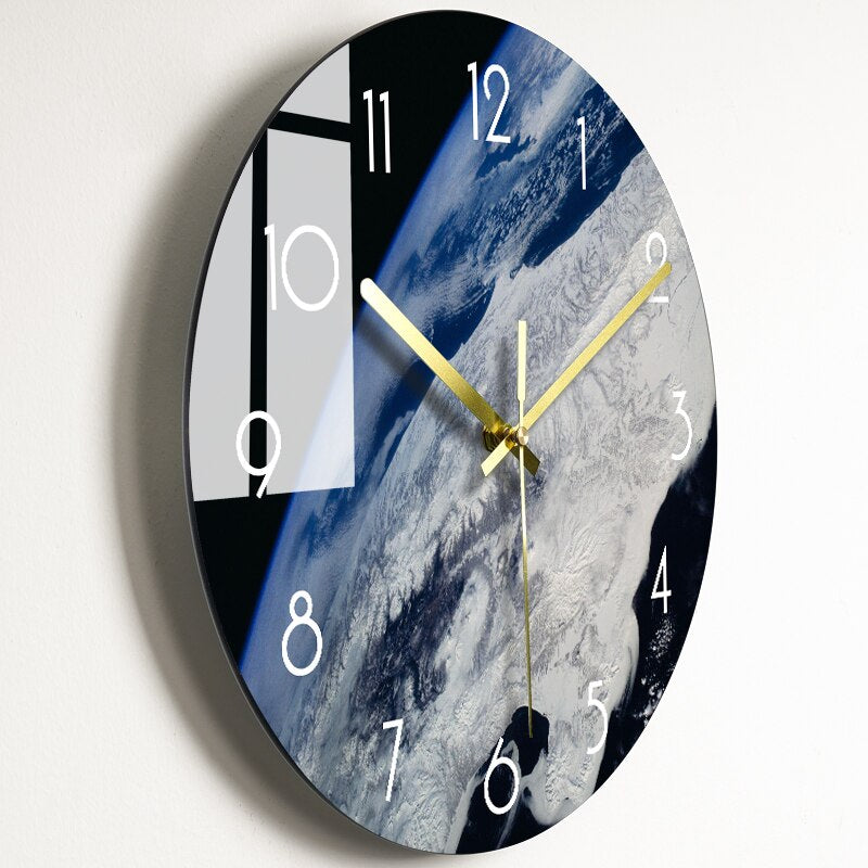 GlassArt Wall Clock - Artistic Design Timepiece