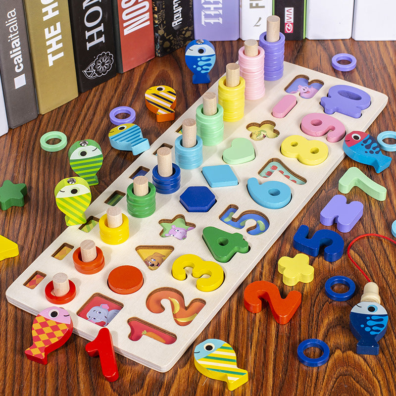 SafariExplorer - Wooden Montessori Toddler Activity Board