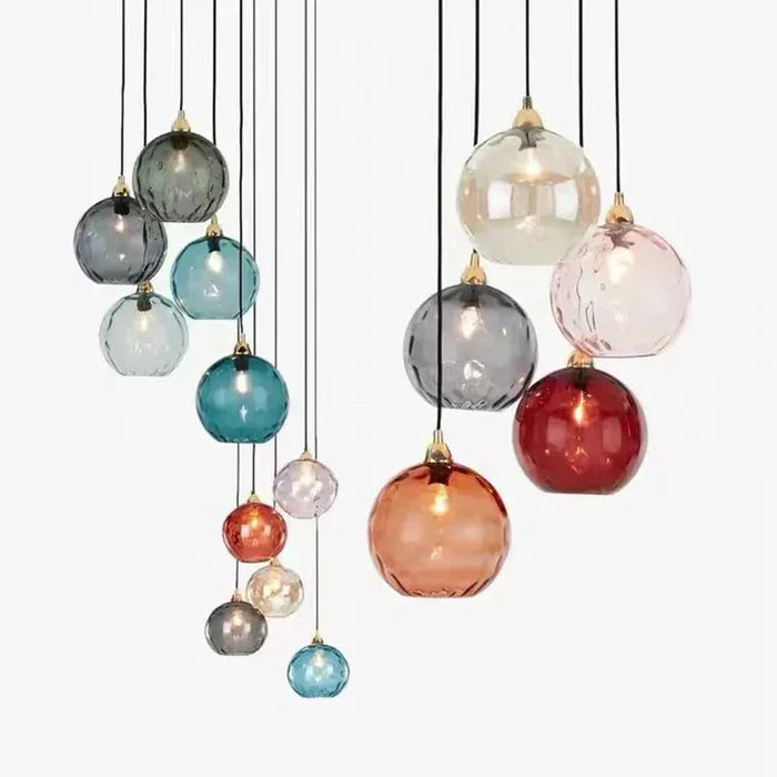 LumiSphere Pendant Light - Elegant Glass Globe Lamp