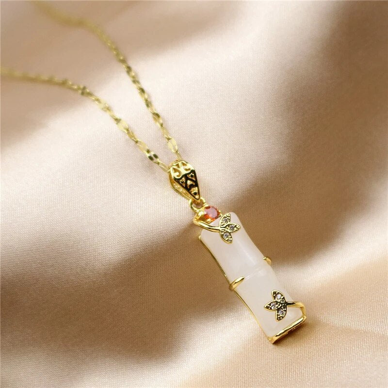 Jade Amulet - Spiritual Necklace