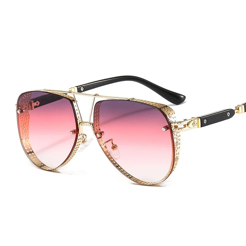 Zoey Sunglasses - Luxe Oval Frames with UV400 Protection