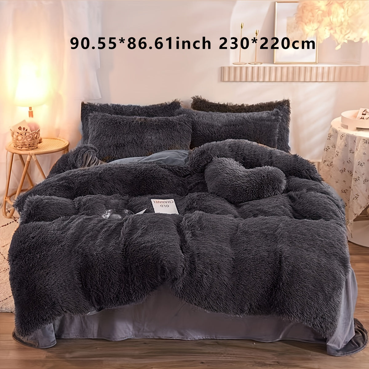 Luxe Velvet Duvet Cover Set - Soft Comfort
