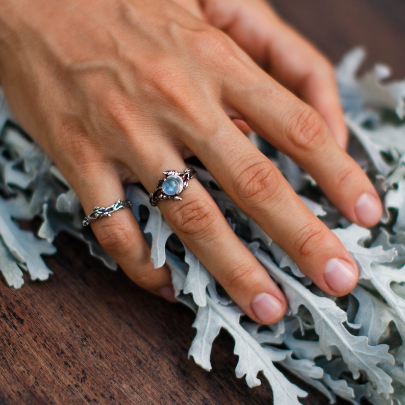 Iris Moonstone Statement Ring - A Bold Everyday Statement Piece