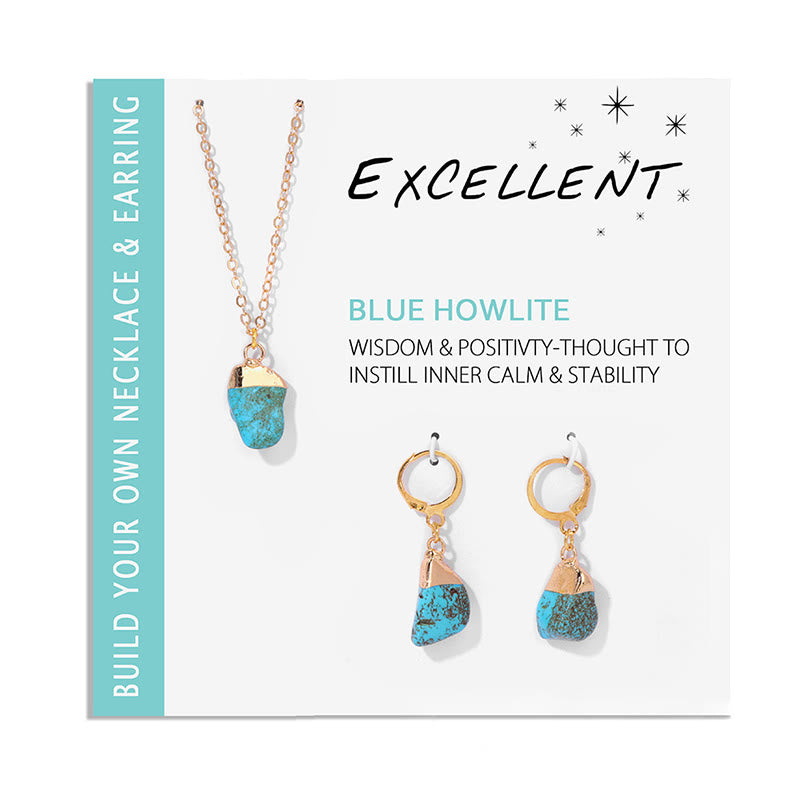 Elara - Crystal Necklace & Earrings Set for Women