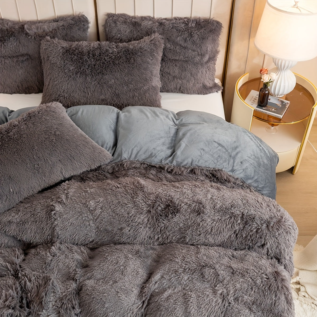 Ultra-Soft Plush Duvet Cover Set - Zipped