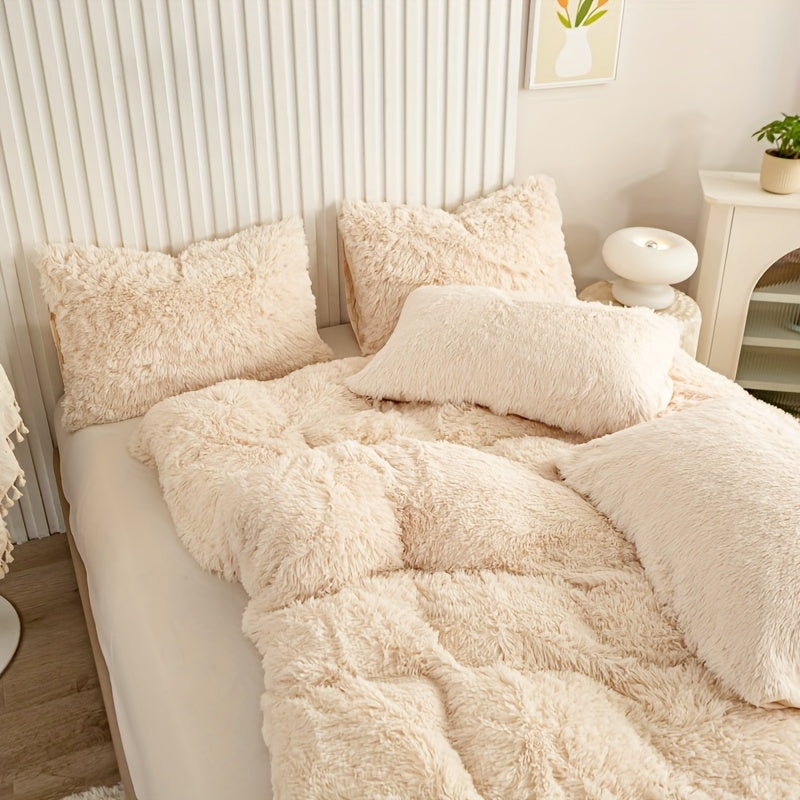 Ultra-Soft Plush Duvet Cover Set - Zipped