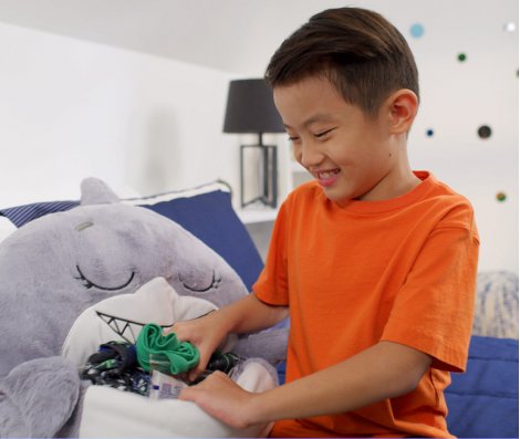 CozyCuddle - 2-in-1 Plush Sleeping Bag and Pillow for Kids
