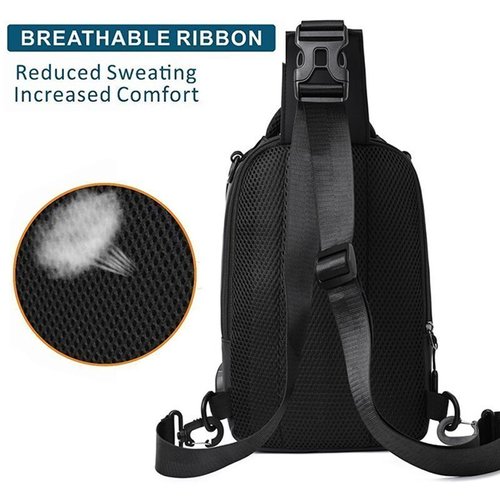 SecureNylon - Waterproof Anti-Theft Shoulder Bag