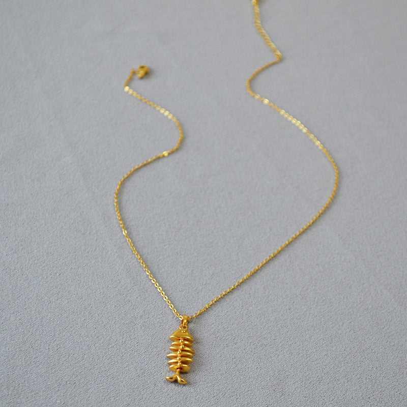 GoldenWeave - Herringbone Necklace
