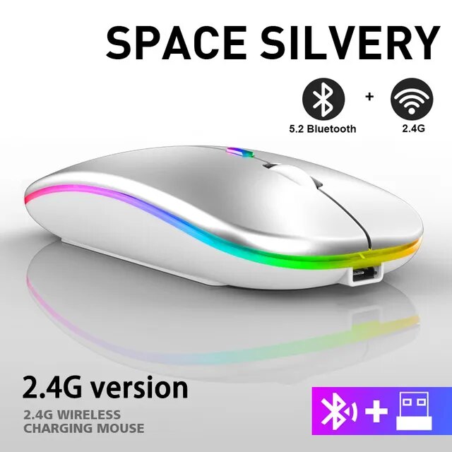 LuxeClick - Wireless Rechargeable Bluetooth Mouse