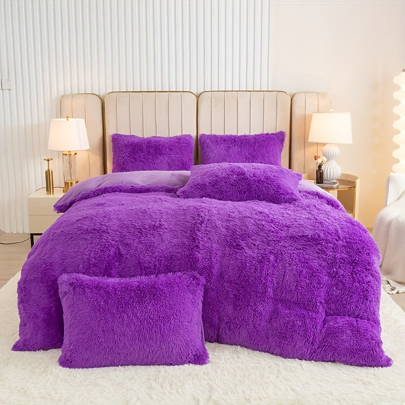 Ultra-Soft Plush Duvet Cover Set - Zipped