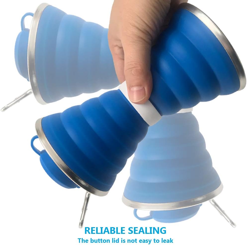 HydroFold - Collapsible Water Bottle with Clip