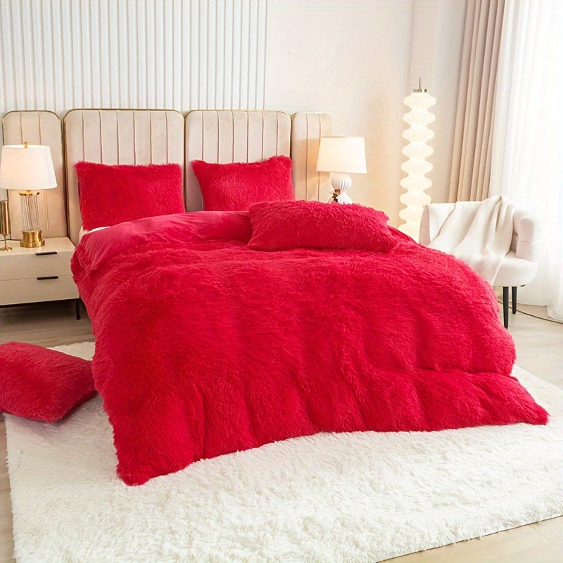Ultra-Soft Plush Duvet Cover Set - Zipped