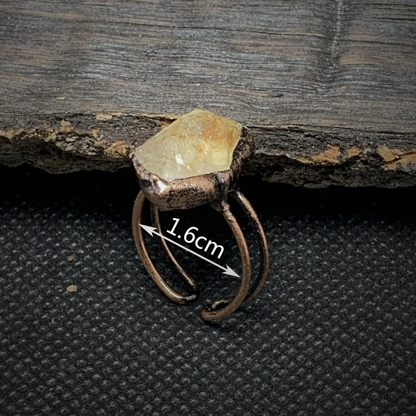 Selina - Natural Raw Birthstone Ring for Women