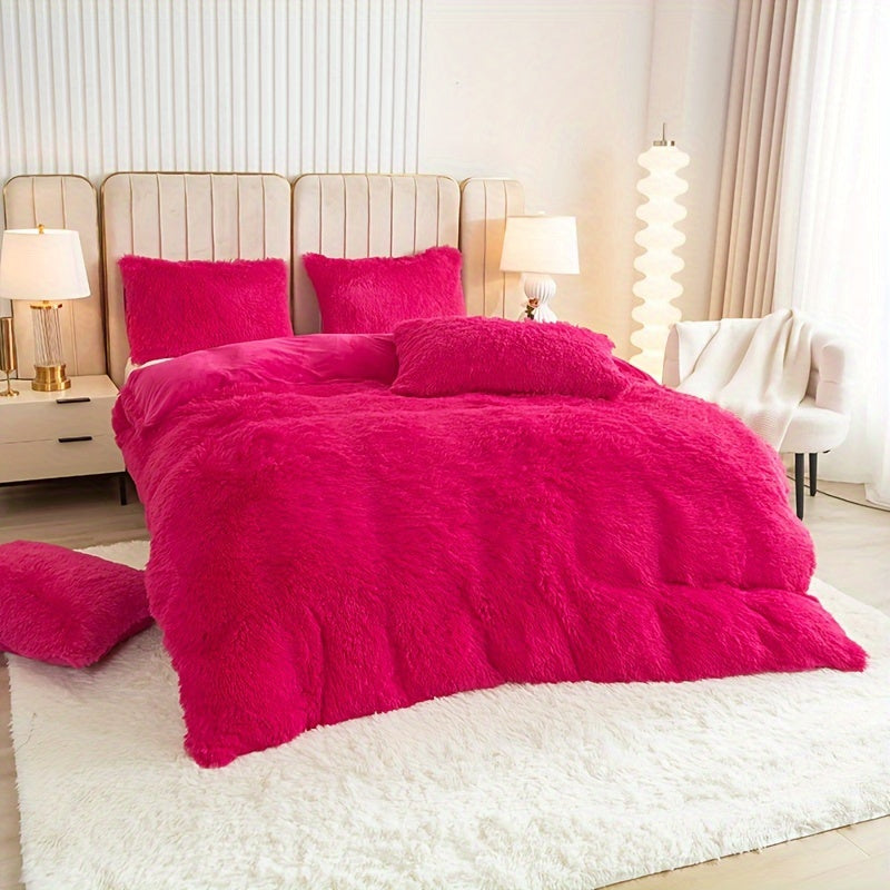 Ultra-Soft Plush Duvet Cover Set - Zipped