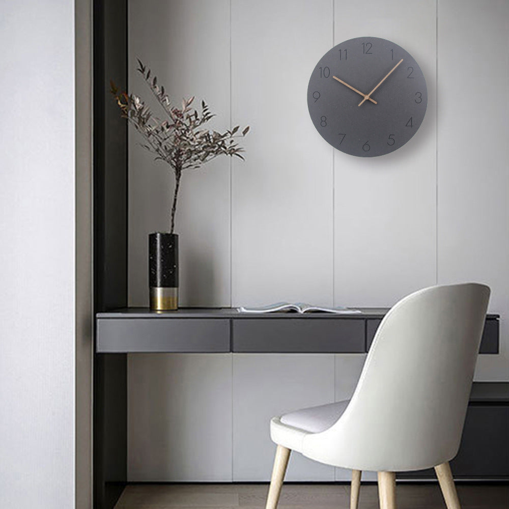 Nordic Wall Clock - Silent Minimalist Decor Clock