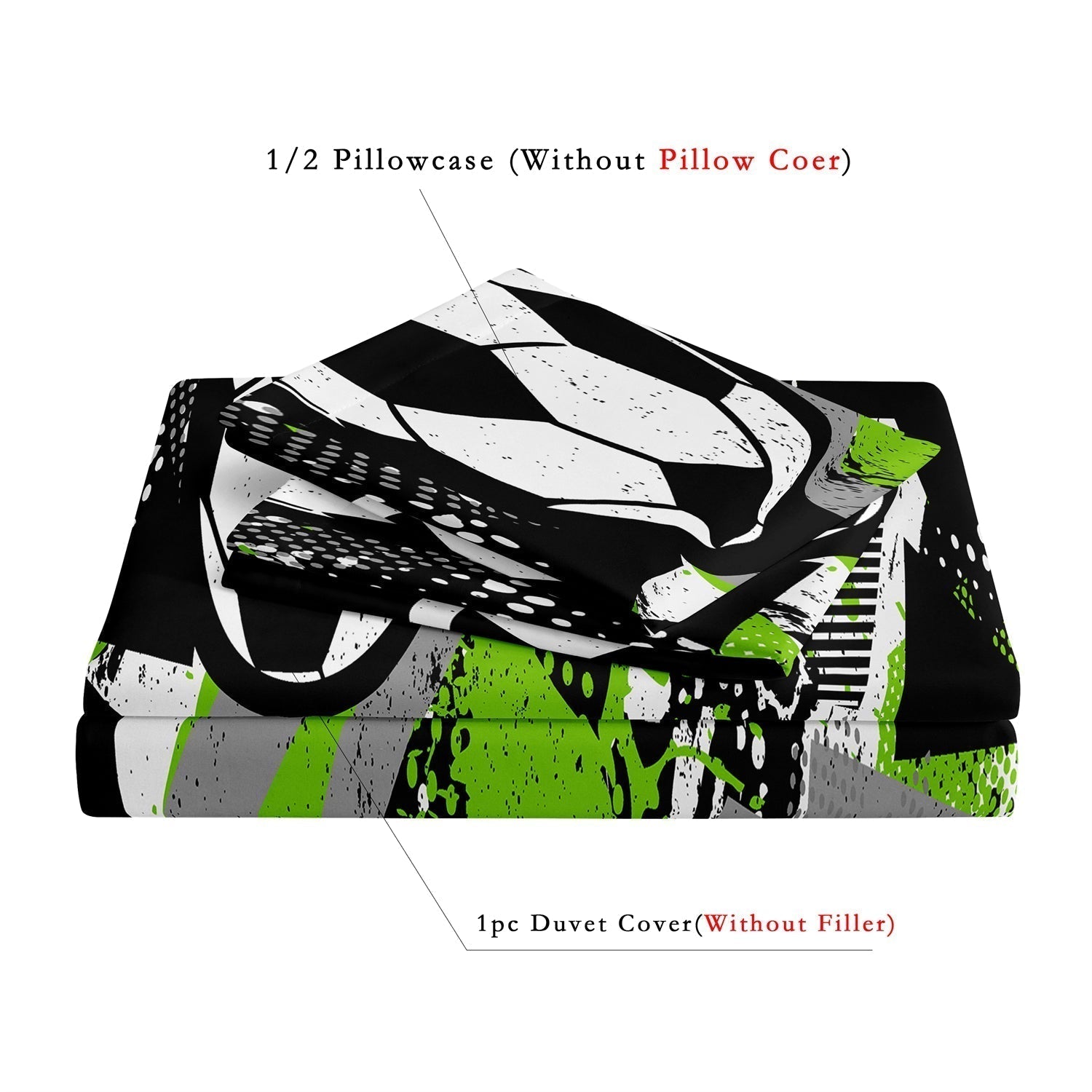 Football Kids Duvet Cover - Stylish & Comfy