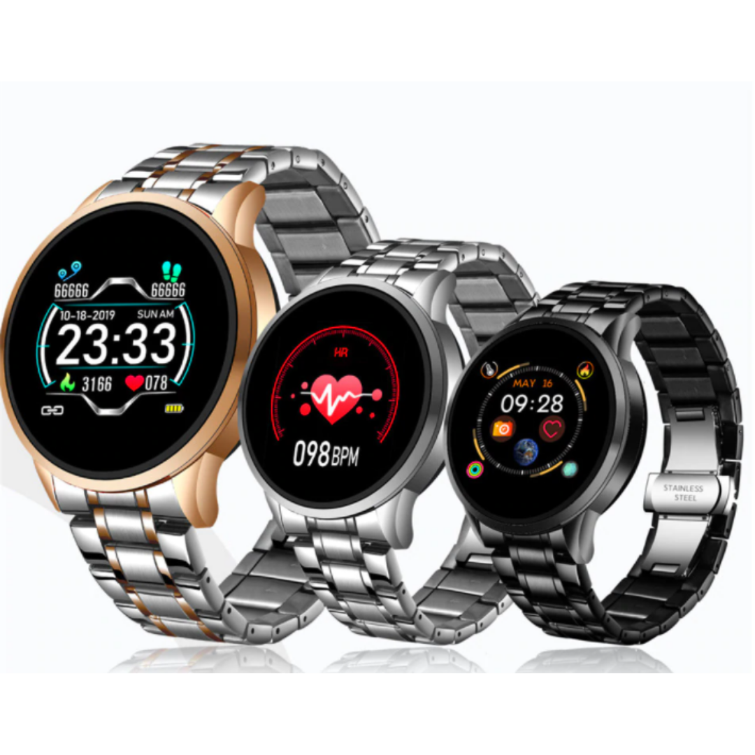 TimelessTrack - Elegant Smartwatch with Health Tracking and Calls