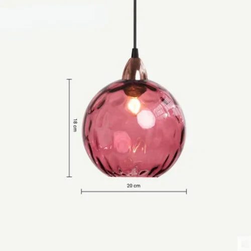 LumiSphere Pendant Light - Elegant Glass Globe Lamp