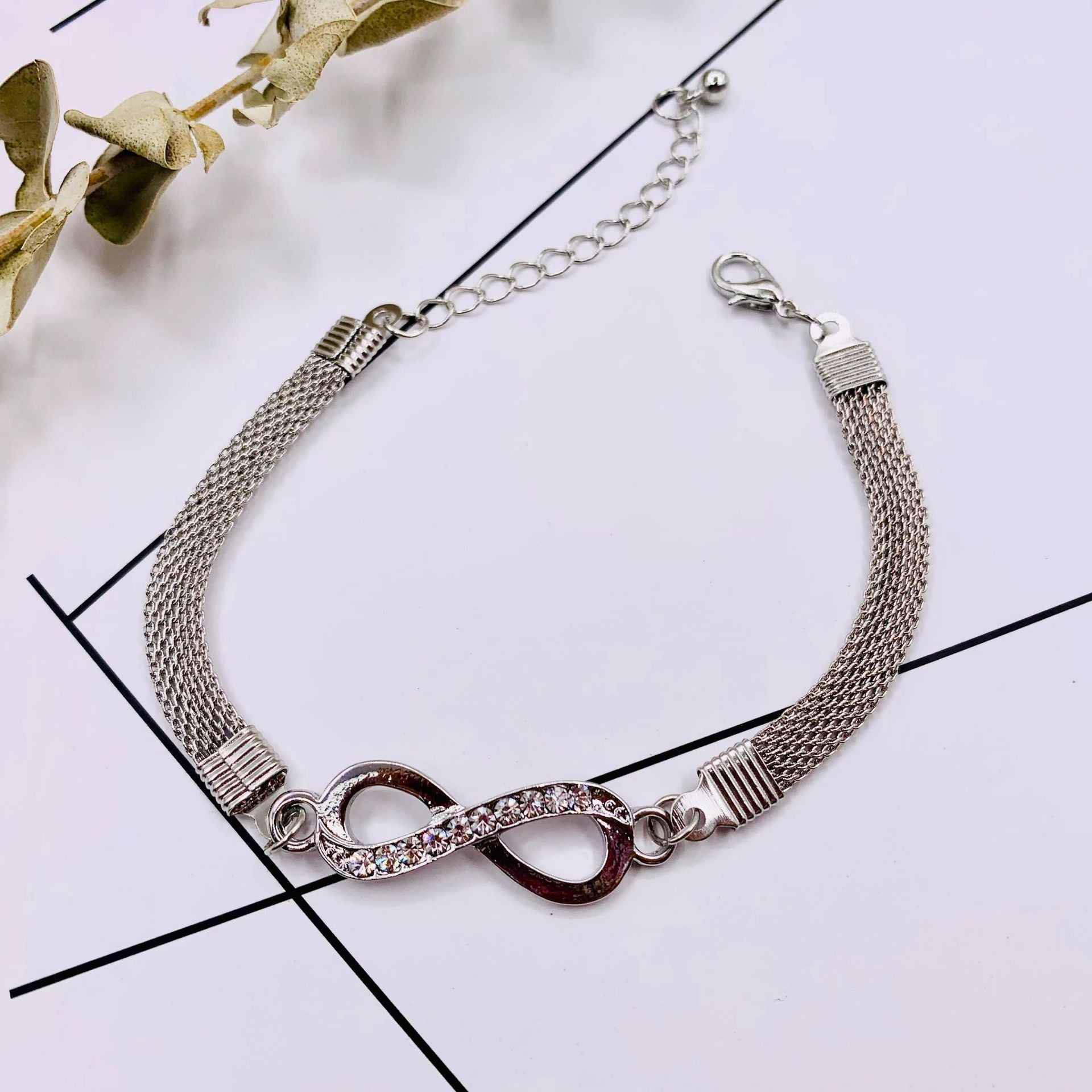 Infinity - Timeless Silver Charm Bracelet for Women