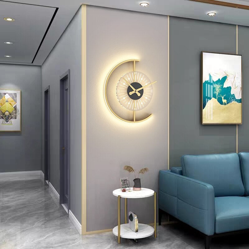 LED Wall Clock - Modern Illuminated Design