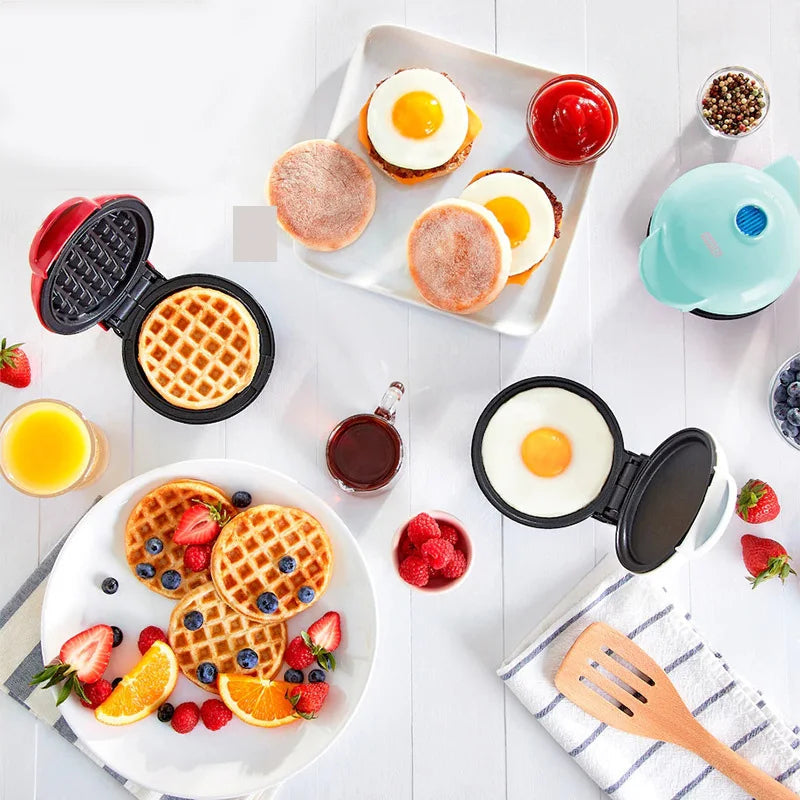 WaffleMaster - Mini Portable Breakfast Waffle Maker