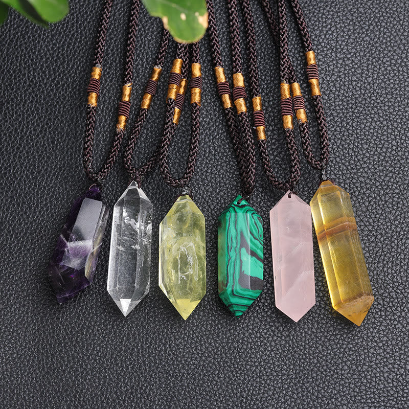Natural Amethyst - Crystal Necklace