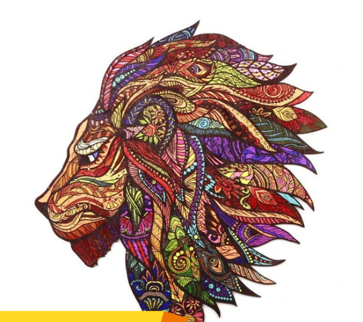 LionKing - Premium Wooden Lion Jigsaw Puzzle