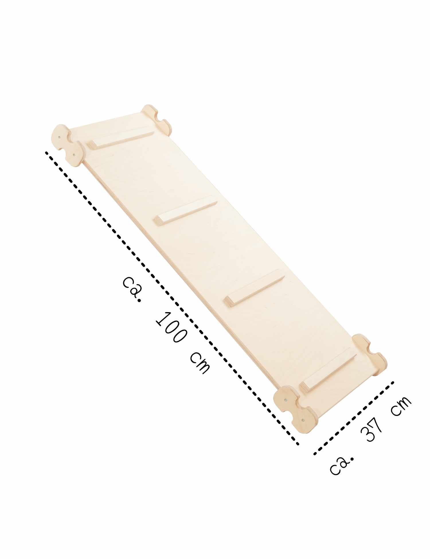 PlayClimb - Slide & Climbing Ladder Board 100cm