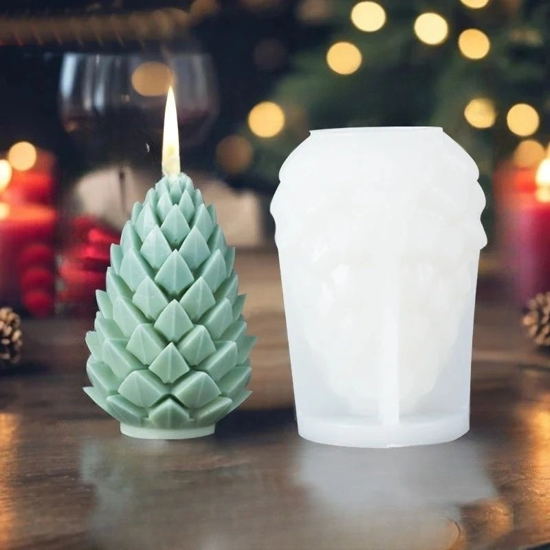 3D Candle Mold - Festive Silicone Candle Mould Set