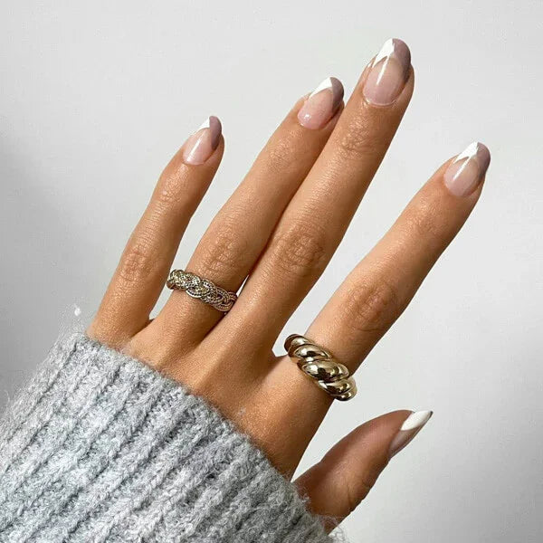 Selene - 18K Gold Rope Dome Ring for Women